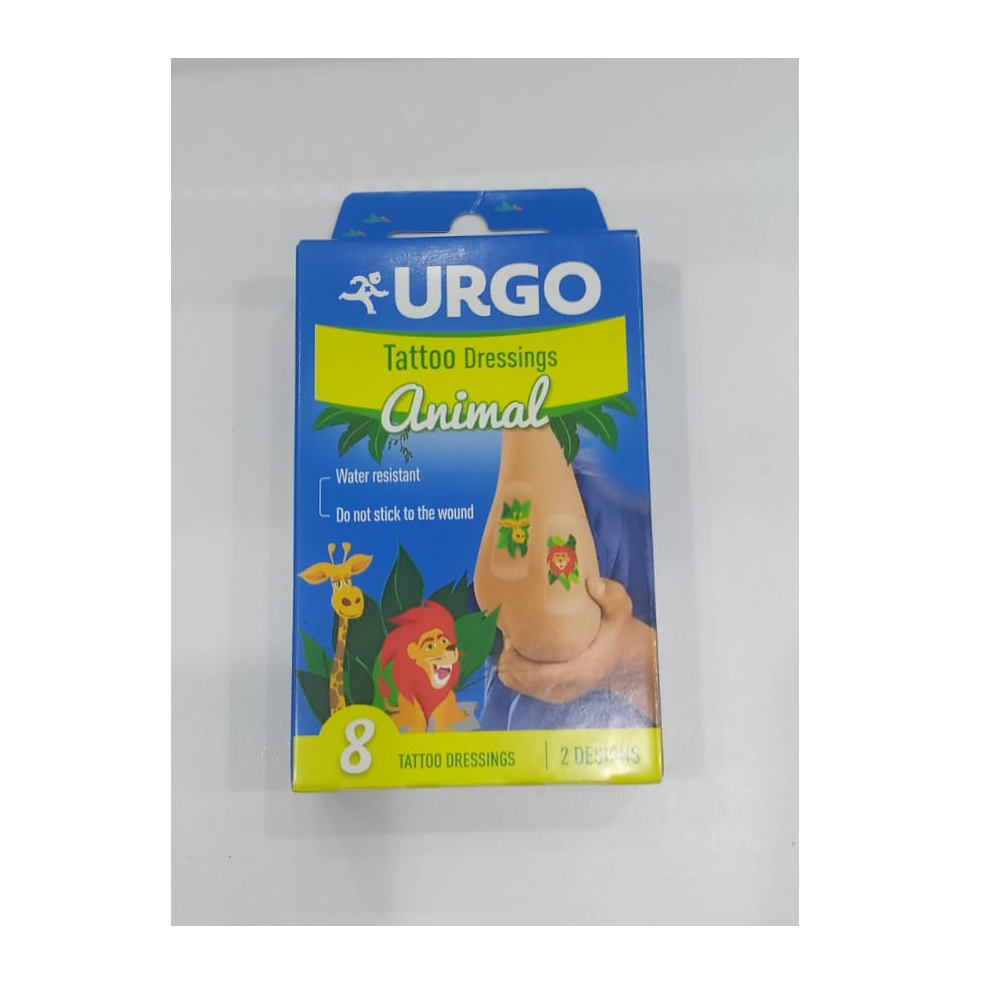 Urgo animal tattoo dressing 8s