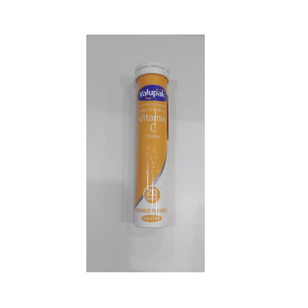Valupak  Vit C  effervescent 1gm 20s