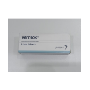Vermox (mebendazole) 100mg tabs 6s