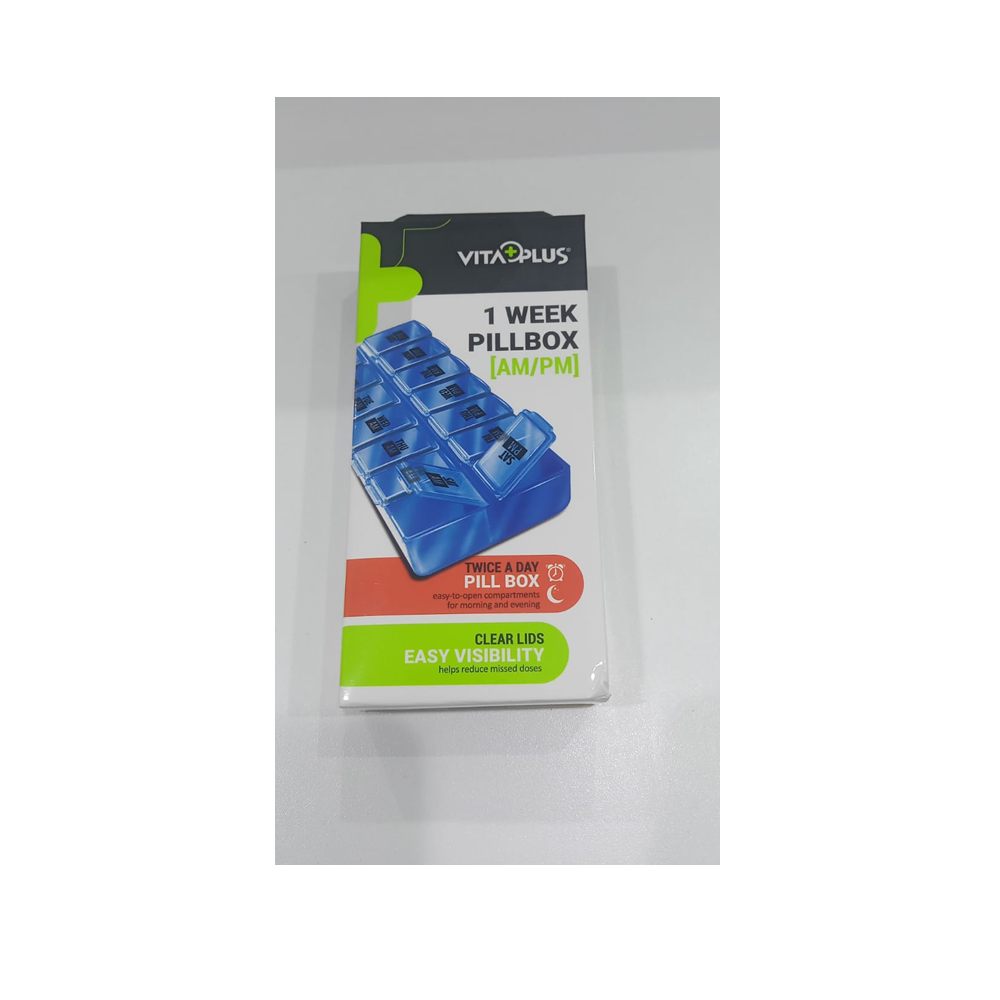 Vita plus 1 week pill box am/pm