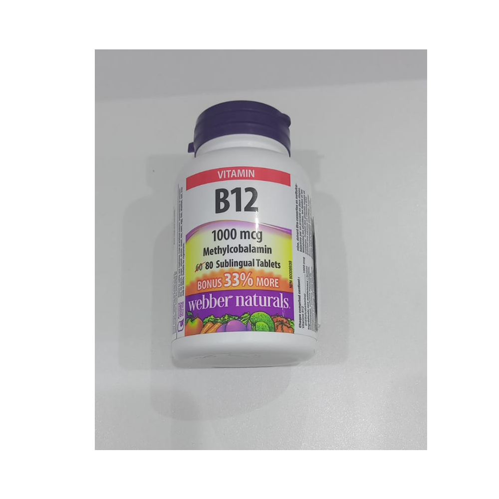 WN B12 Methylcobalamin 1000mcg sublingual tabs 80s