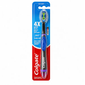 Colgate battery toothbrush 4X360 floss+tip sonic power