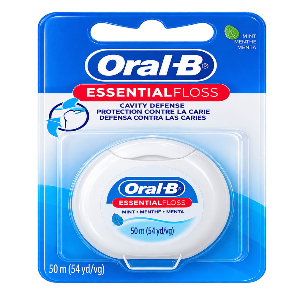 Oral-B dental floss waxed mint 50 m