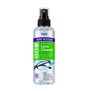 Wipe n clear spray lens cleaner