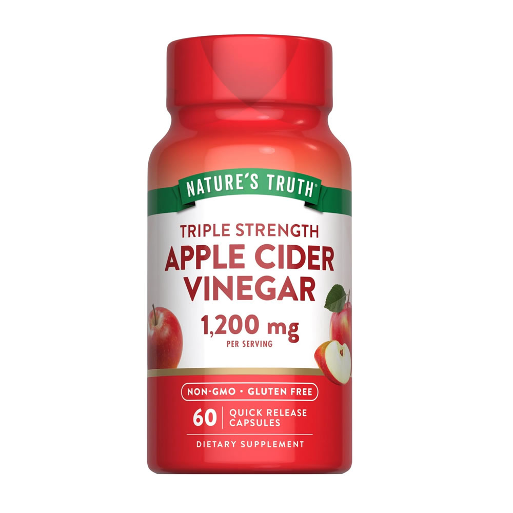 Natures truth apple cider vinegar 60s