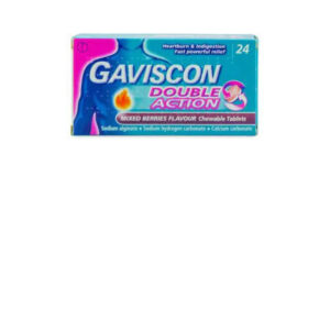 Gaviscon double action mixed berries 48s