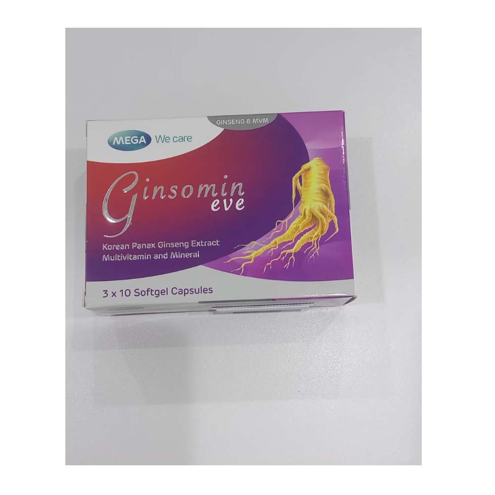 Ginsomin eve capsules 30s