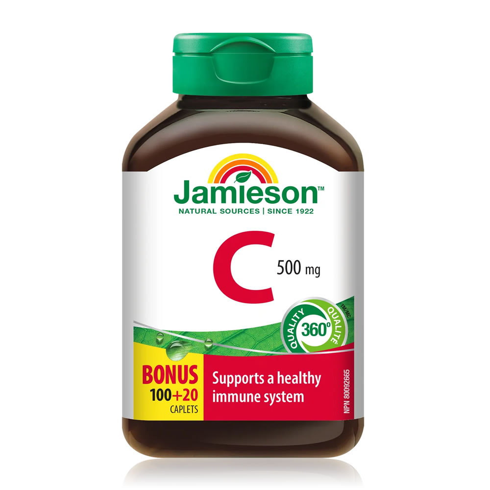 Jamieson Vit C  500mg chewable 120s