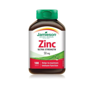 Jamieson zinc 50mg tablets 100s