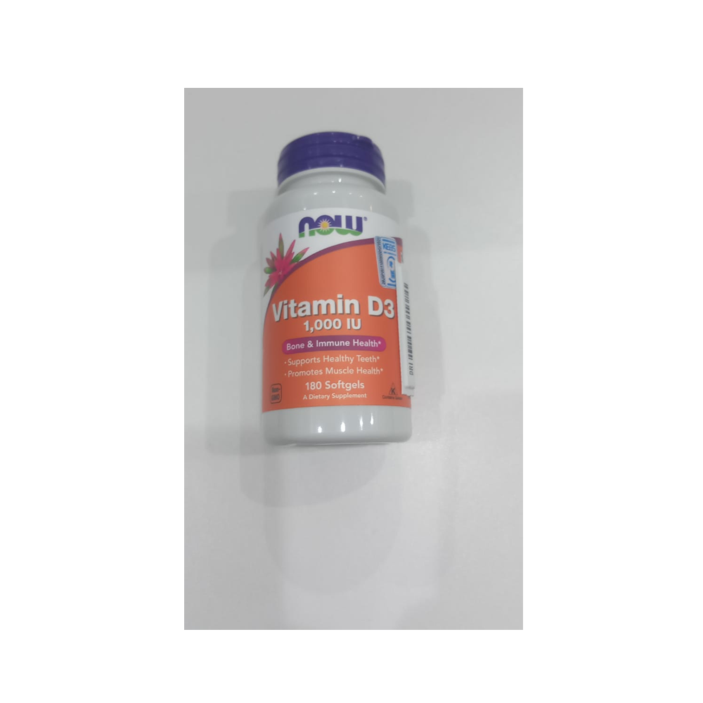Now vitamin d3 1000iu caps 180s