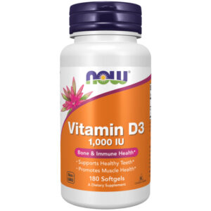 Now vitamin d3 1000iu caps 180s