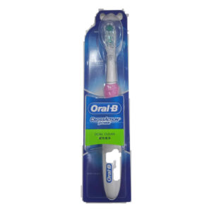 Oral B battery toothbrush adult cross-action power