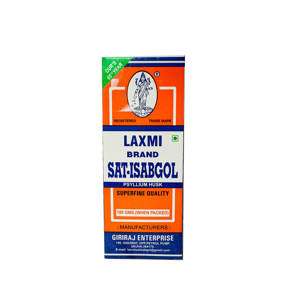 Sat-Isabgol (psyllium husk) Laxmi brand 100gm